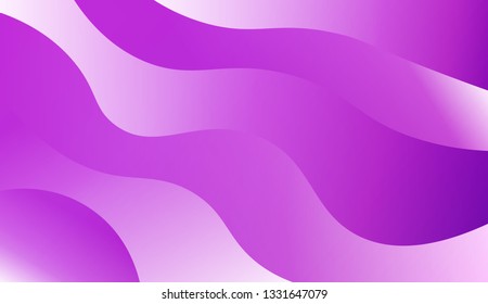Vector illustration with geometric shapes layers. Futuristic wavy backdrop.Trendy gradient shapes composition