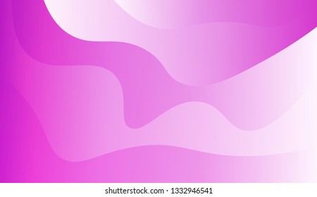 Vector illustration with geometric shapes layers. Futuristic wavy backdrop.Trendy gradient shapes composition