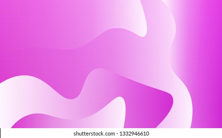 Vector illustration with geometric shapes layers. Futuristic wavy backdrop.Trendy gradient shapes composition