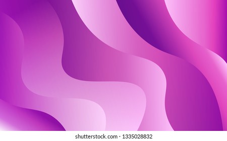 Vector illustration with geometric shapes layers. Futuristic wavy backdrop.Trendy gradient shapes composition