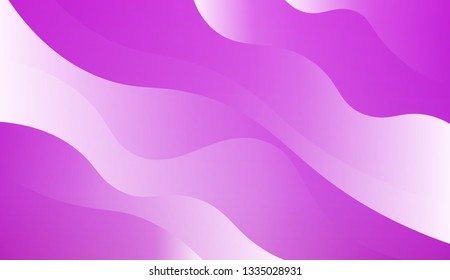 Vector illustration with geometric shapes layers. Futuristic wavy backdrop.Trendy gradient shapes composition