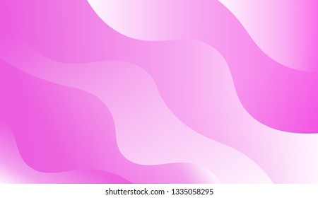 Vector illustration with geometric shapes layers. Futuristic wavy backdrop.Trendy gradient shapes composition