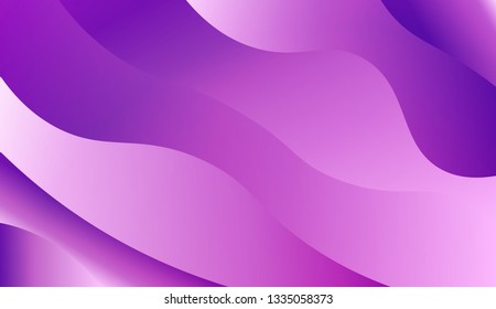 Vector illustration with geometric shapes layers. Futuristic wavy backdrop.Trendy gradient shapes composition