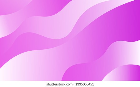 Vector illustration with geometric shapes layers. Futuristic wavy backdrop.Trendy gradient shapes composition