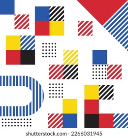vector illustration of geometric shapes,spots,lines and textures for background