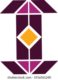 vector illustration of geometric template logo