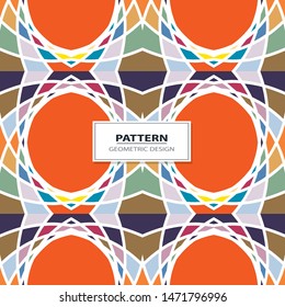 Vector illustration. Geometrical seamless pattern tiles.Colorful pattern for backgrounds and design