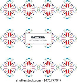 Vector illustration. Geometrical seamless pattern tiles.Colorful pattern for backgrounds and design