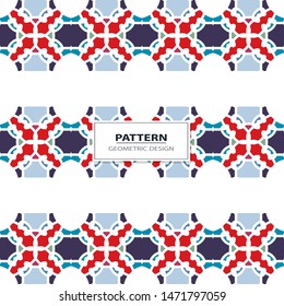 Vector illustration. Geometrical seamless pattern tiles.Colorful pattern for backgrounds and design