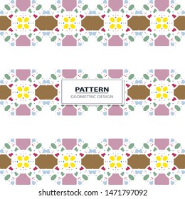 Vector illustration. Geometrical seamless pattern tiles.Colorful pattern for backgrounds and design