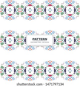 Vector illustration. Geometrical seamless pattern tiles.Colorful pattern for backgrounds and design