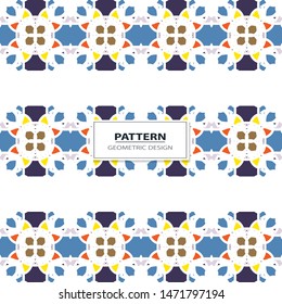 Vector illustration. Geometrical seamless pattern tiles.Colorful pattern for backgrounds and design