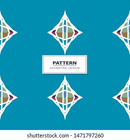 Vector illustration. Geometrical seamless pattern tiles.Colorful pattern for backgrounds and design