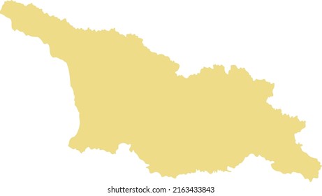 Vector Illustration Of Georgia Country Map