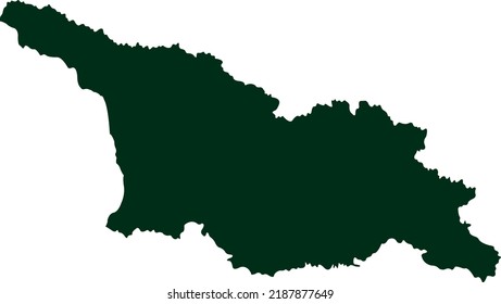 Vector Illustration Of Georgia Country Map