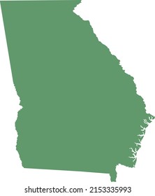 Mapa del Estado de Georgia