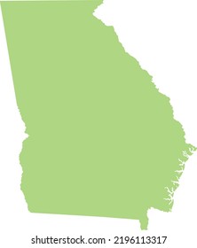 Vector Illustration of Georgia US State map