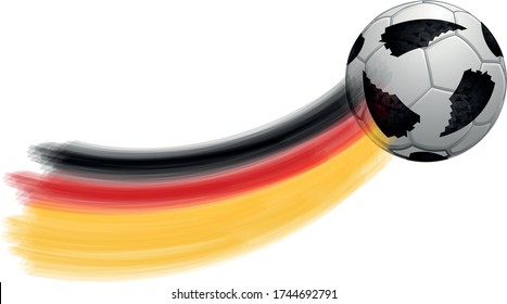 vector illustration of a german soccer ball