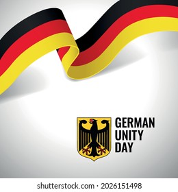 Vector Illustration of German Unity Day
