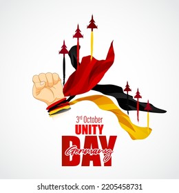 Vector illustration for German Unity day