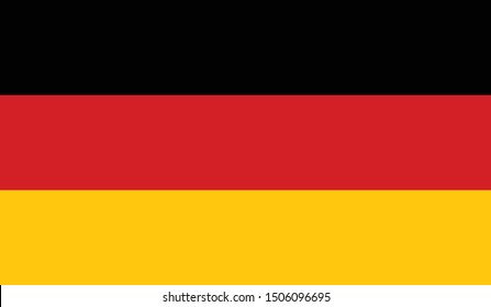 vector illustration of Germany flag