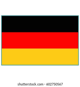 vector illustration of Germany flag