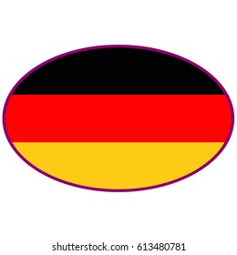 vector illustration of Germany flag