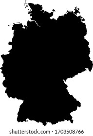 vector illustration of Germany map