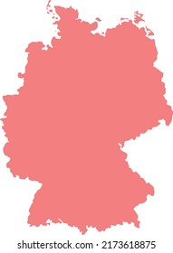 Vector Illustration of Germany map