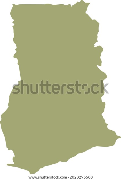 Vector Illustration Ghana Map Stock Vector Royalty Free 2023295588   Vector Illustration Ghana Map 600w 2023295588 