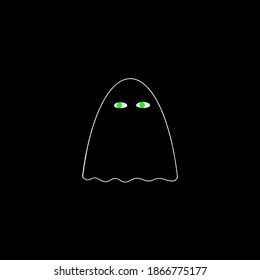 Vector illustration of a ghost