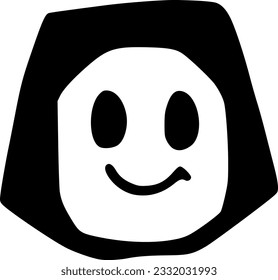 ilustración vectorial de la caricatura de monstruo fantasma
