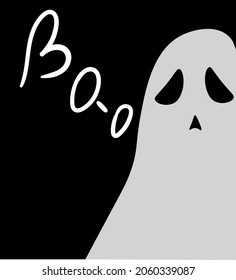
Vector illustration of a ghost wallpaper pattern illustration