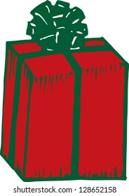 Vector illustration of a gift