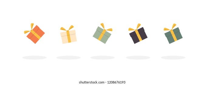 Vector illustration of gift box