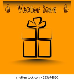 Vector illustration of gift box 