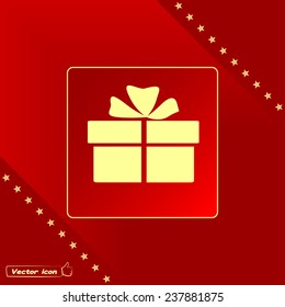 Vector illustration of gift box 