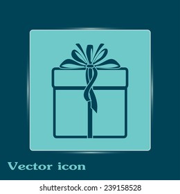Vector illustration of gift box