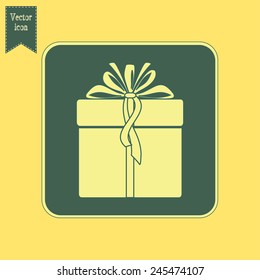 Vector illustration of gift box