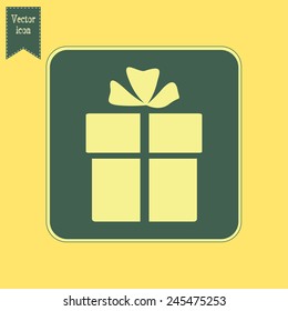 Vector illustration of gift box 