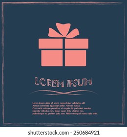 Vector illustration of gift box 