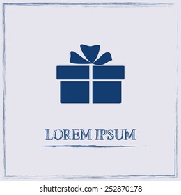 Vector illustration of gift box 