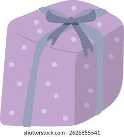 Ilustración vectorial de una caja de regalo