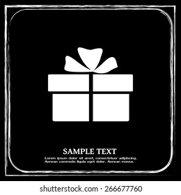 Vector illustration of gift box 