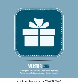 Vector illustration of gift box 