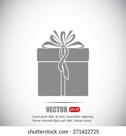 Vector illustration of gift box