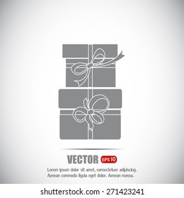 Vector illustration of gift box