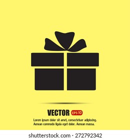 Vector illustration of gift box 