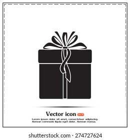 Vector illustration of gift box