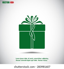 Vector illustration of gift box
